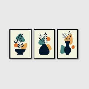Set of 3 Split frames | Flower Pot