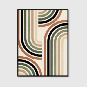 Bold Curvature Stripes